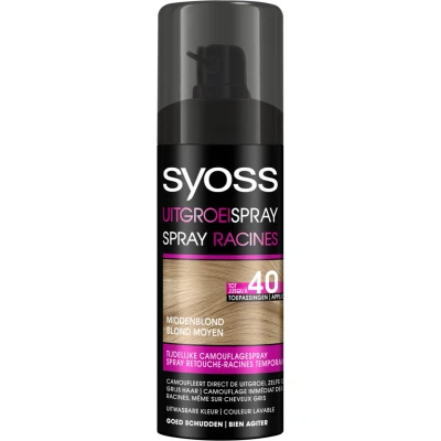 Afbeelding van 2+2 gratis: Syoss Uitgroeispray Middenblond
