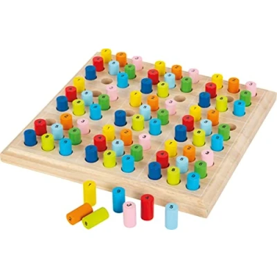 Image de Jeu Sudoku en bois coloré