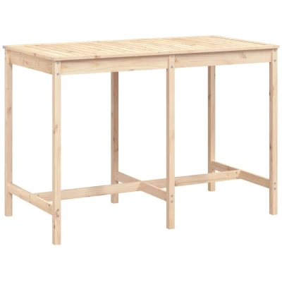 Afbeelding van Tuintafel 159,5x82,5x110 cm massief grenenhout