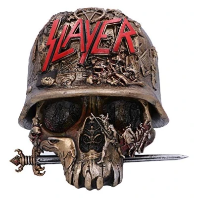 Afbeelding van Nemesis Now Slayer Decoratieve opbergdoos Skull Bronskleurig