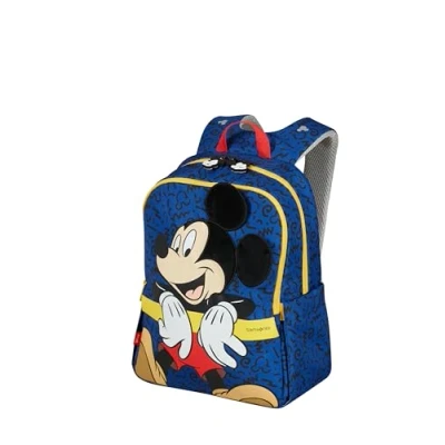 Image de Samsonite Daydream Disney Sac à dos Mickey Mouse pour enfants, 36 cm, 15 L Ergonomique avec bretelles rembourrées et panneau dorsal Détails réfléchissants 2 porte bouteilles Happy