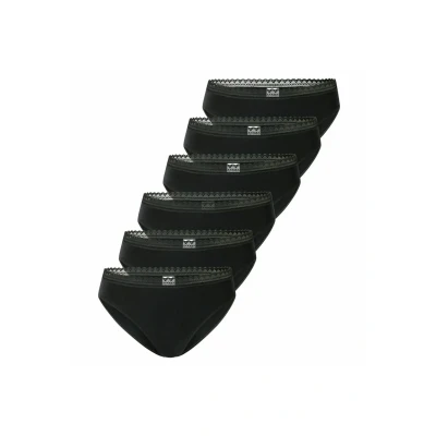 Afbeelding van Schiesser 6ER PACK Stretch Slip, Dames, Maat: 38, Schwarz