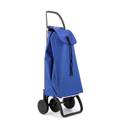 Afbeelding van Rolser I Max Ona 4 wielen boodschappentrolley blauw