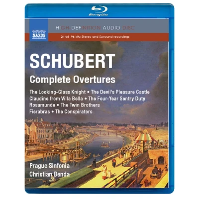 Afbeelding van Prague Sinfonia Orchestra, Christian Benda Schubert: Complete Overtures (Blu ray)