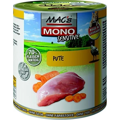 Afbeelding van MAC&#039;s CAT Monoproteïne blikje 6x800g Kalkoen