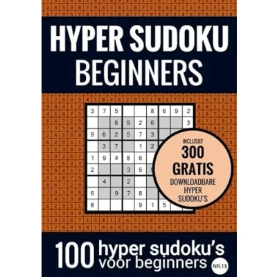 Afbeelding van HYPER Sudoku nr. 15 Makkelijk Puzzelboek met 100 Makkelijke Puzzels voor Volwassenen en Ouderen