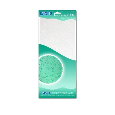 Afbeelding van PME Impression Mat Elegant Wave Design