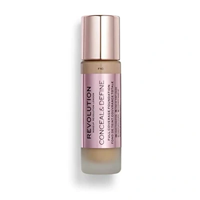 Afbeelding van Makeup Revolution, Conceal &amp; Define Foundation, F10, 23 ml