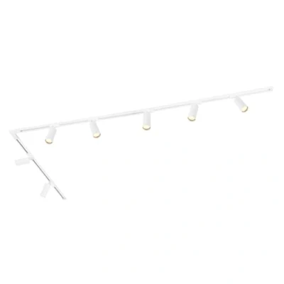 Afbeelding van Ledvion LED Railverlichting 3M + 7 Railspots (5W, 2700K, Wit, Dimbaar), 1 Fase Railarmatuur, Railverlichtingsarmatuur, Railspot Armatuur