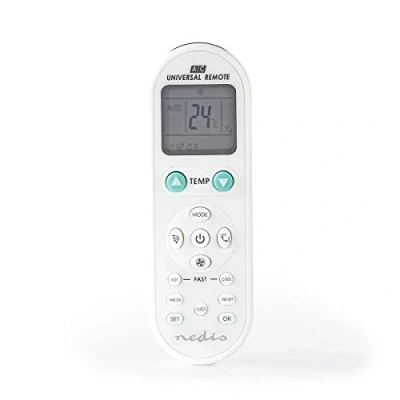 Image de Télécommande universelle pour climatiseur Nedis ACRC1WT Blanc