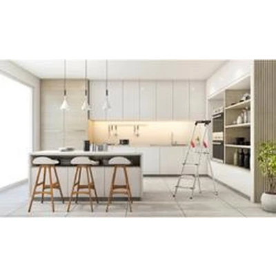 Afbeelding van Hailo aluminium veiligheidsladder L80 ComfortLine, 3 treden