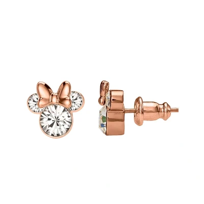 Afbeelding van Disney Jewelry Minnie Mouse SET Oorbellen Rose gold coloured voor kinderen, Maat: One Size,