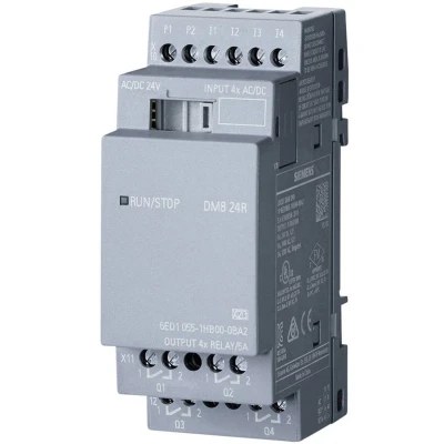 Afbeelding van Siemens LOGO PLC digitale in en uitgangsmodule 6ED10551HB000BA2 E35RG