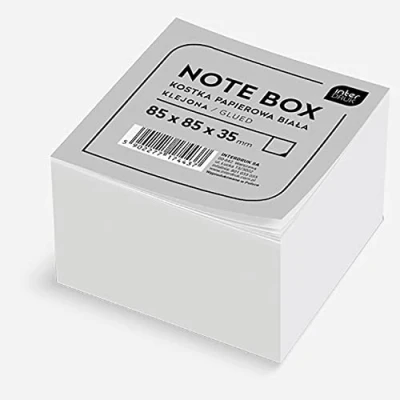 Afbeelding van Interdruk Kospap Bloc mémo Blanc 85 x 35 mm