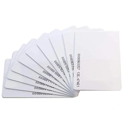 Afbeelding van AZDelivery 10 x RFID kaart Keycard 125KHz wit, genummerd compatibel met Arduino Inclusief E Book!