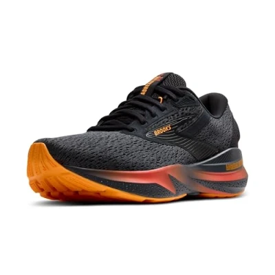 Afbeelding van Brooks Adrenaline Gts 24 Sneakers voor heren, Zwart Ebony Sienna verbrand