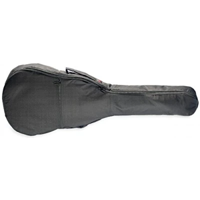 Afbeelding van Stagg 21428 3/4 concertgitaartas nylon (5 mm schuimvulling, 1 buitenvak voor accessoires, 2 schouderriemen) zwart