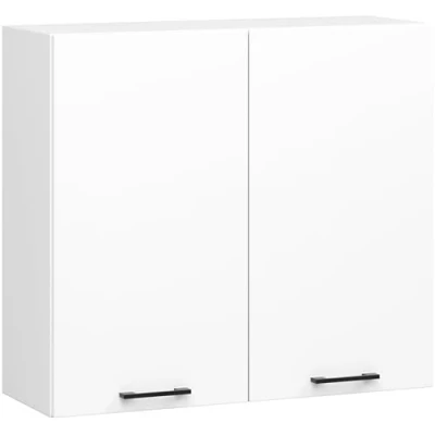 Afbeelding van Keukenkast modulaire OLIWIA W80 H720 met 2 Deuren / Hangkast Bovenkast AKORD Furniture Factory Wit 80 x 72 30 cm