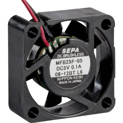 Afbeelding van SEPA MFB25F05 Axiaalventilator 5 V/DC 4.2 m3/h (l x b h) 25 10 mm