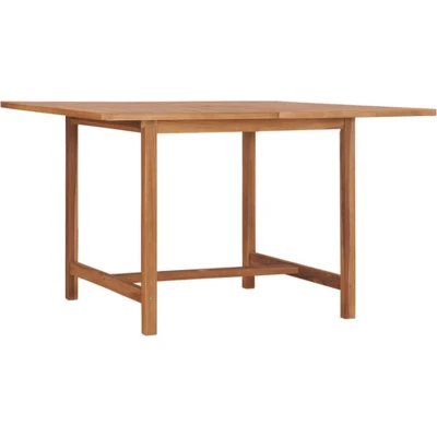 Afbeelding van Tuintafel 110X110X75 Cm Massief Teakhout