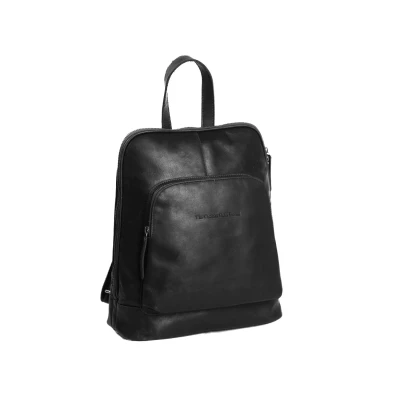 Afbeelding van The Chesterfield Brand Leren Rugzak Zwart Naomi