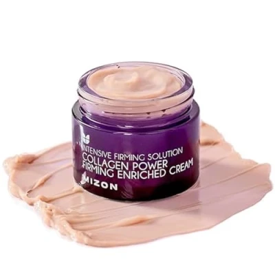 Image de [MIZON] COLLAGEN POWER FIRMING ENRICHED CREAM (50ml) Soin coréen Crème pour le visage ultra riche 54% de collagène marin intensif anti âge revitalisant
