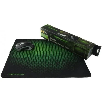 Afbeelding van Esperanza EA146G Zwart, Groen Game muismat