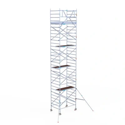 Afbeelding van Professionele rolsteiger 135x190x10.20m werkhoogte wooddeck