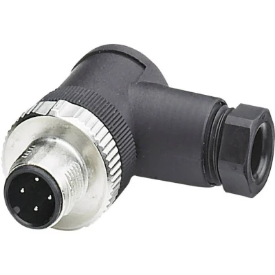 Afbeelding van Phoenix Contact 1681101 Sensor/actuator connector, niet geassembleerd M12 Aantal polen: 4 Stekker, haaks 1 stuk(s)
