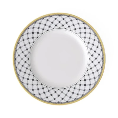 Afbeelding van Villeroy &amp; Boch Audun Promenaoffast ontbijtbord porselein wit/grijs/geel 22 cm