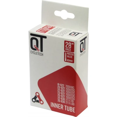 Afbeelding van Qtcycletech Qt binnenband sv15 28 inch race 18/25 622 sv 60 mm 2217395