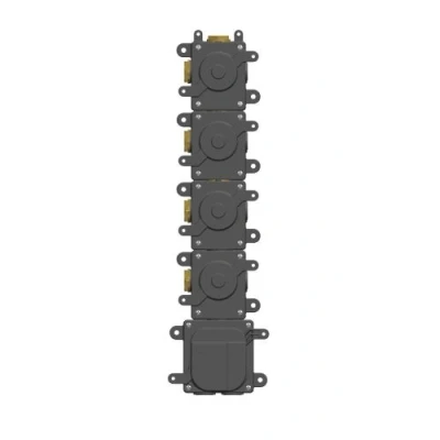 Afbeelding van HotBath Mate High Flow inbouwdeel met 4 stopkranen MHF004
