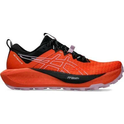 Afbeelding van Asics Geltrabuco 13 Trail hardloopschoenen, Dames, Maat: 36, Nova orange/light ube Textiel/ synthetisch