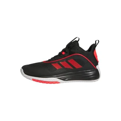 Afbeelding van adidas OWNTHEGAME 3.0 SHOES basketbalschoenen voor heren, Core Zwart/Lucid Rood/Ftwr Wit, 43 1/3 EU