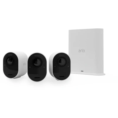 Afbeelding van Arlo Ultra 2 Beveiligingscamera 4K Wit 3 Pack