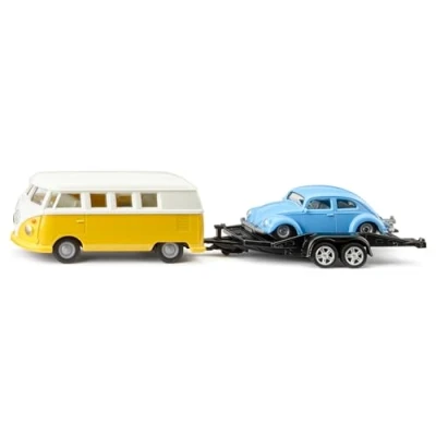 Afbeelding van Siku 2567 VW T1 mit Anhänger und Käfer