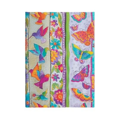 Afbeelding van Notitieboek Paperblanks Hummingbirds &amp; Flutterbyes Midi Gelinieerd