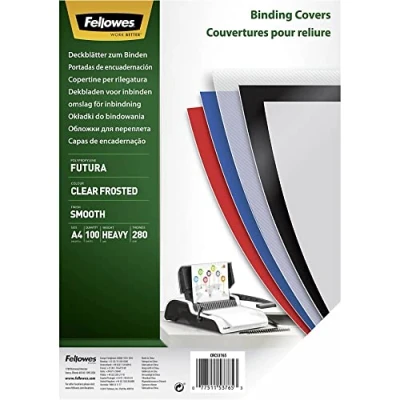 Image de Fellowes béquet Futura A4, transparent, en PP, Épaisseur: 0,28 mm contenu: 100 pièces 5376501