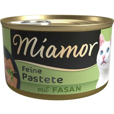 Afbeelding van 12x85g Pastei Fazant Miamor Kattenvoer