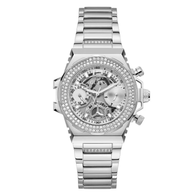 Afbeelding van GUESS dames Fusion horloge GW0552L1 in de kleur Zilver