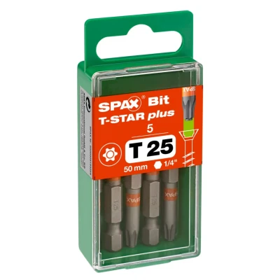 Afbeelding van Spax bit t star 50mm torx25(5st)