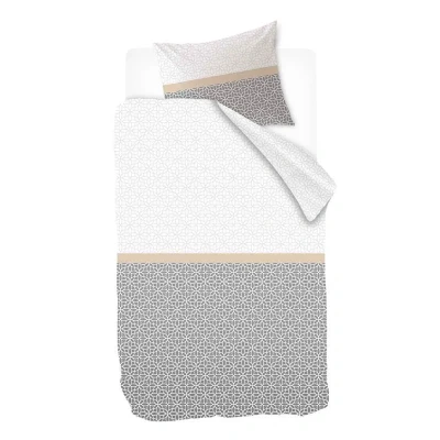 Afbeelding van Snoozing Eva Dekbedovertrek Eenpersoons 140x200/220 cm Grijs