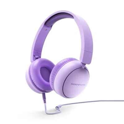 Afbeelding van Energy Sistem UrbanTune Hoofdtelefoon met kabel (100% gerecycled kunststof, afneembare kabel, microfoon, spraakassistent) paars