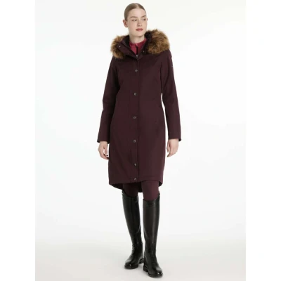 Afbeelding van LeMieux Jas Anya Waterproof Lang Damson 36 Agradi.be