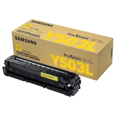 Image de Samsung CLT Y503L jaune originale cartouche de toner