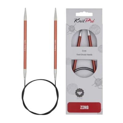 Afbeelding van KnitPro Zing rondbreinaalden 60cm 5.50mm