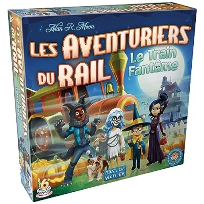 Afbeelding van Asmodee Les Avonturiers du Rail The Phantom Trein Van 2 tot 4 Spelers Vanaf 6 Jaar NL gezelschapsspel bordspel