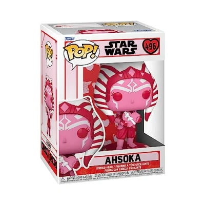 Afbeelding van Funko Pop! Star Wars Valentine Ahsoka Roze #496