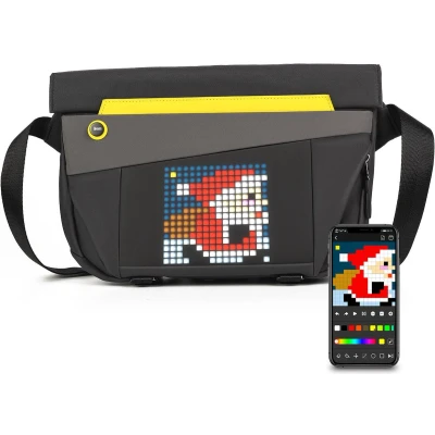 Afbeelding van Divoom™ Pixel SlingBag V LED Animatie Scherm Inclusief App Zwart