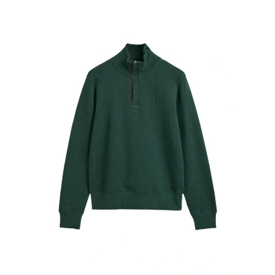 Afbeelding van GANT Sacker Halfzip Sweater, Heren, Maat: Medium, Tartan green